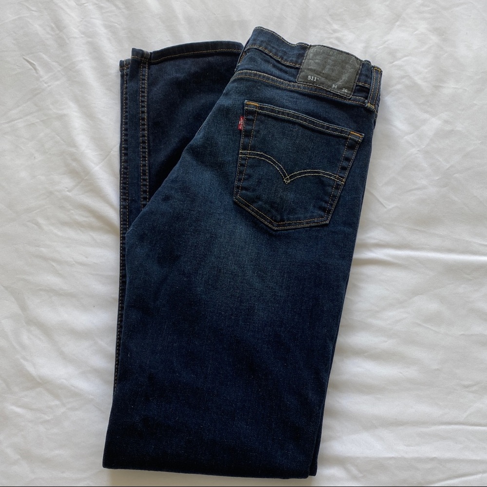 Slim Fit Levi’s 511 Men’s Jeans Dark Wash Denim